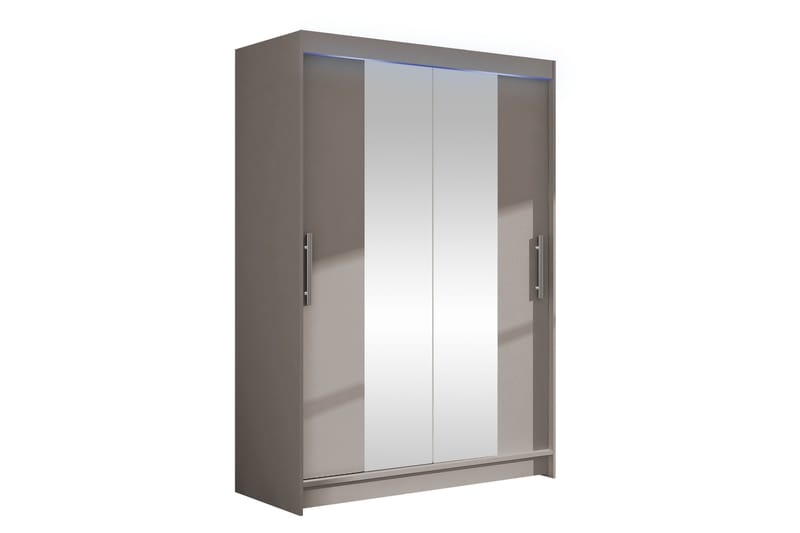 Biscayne Garderob m. Spegel 120x200 cm - Beige - Förvaring - Garderober & garderobssystem