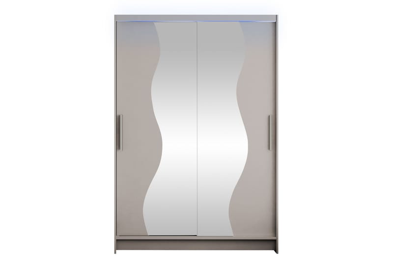 Biscayne Garderob m. Spegel 120x200 cm - Beige - Förvaring - Garderober & garderobssystem