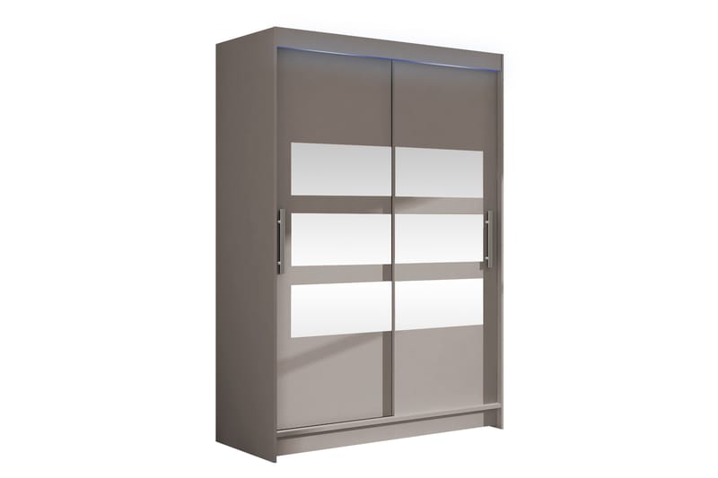 Biscayne Garderob m. Spegel 120x200 cm - Beige - Förvaring - Garderober & garderobssystem