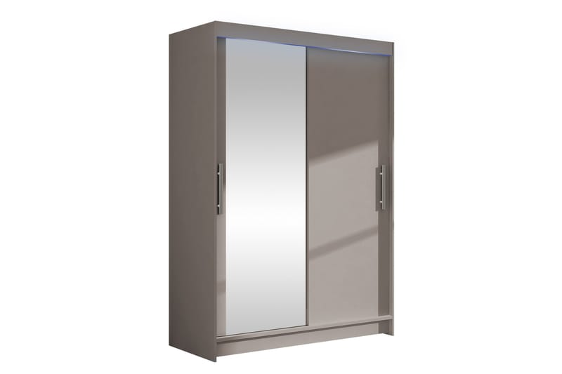 Biscayne Garderob m. Spegel 120x200 cm - Beige - Förvaring - Garderober & garderobssystem
