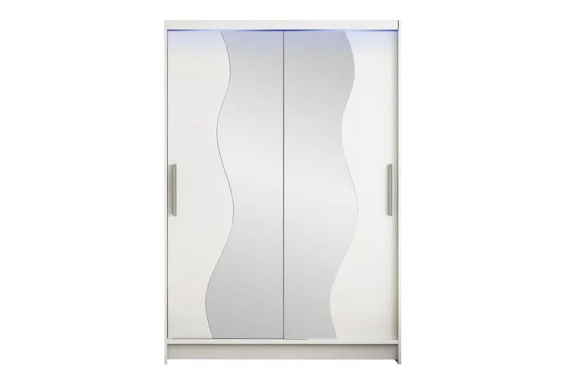 Biscayne Garderob m. Spegel 120x200 cm, Vit