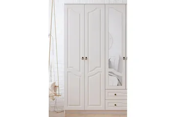 Brelin Garderob 210x210 cm - Matt Vit - Förvaring - Garderober & garderobssystem