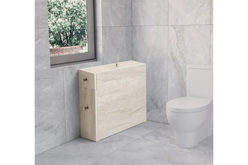 Calencie Badrumsskåp 20 cm - Marmor - Förvaring - Badrumsförvaring