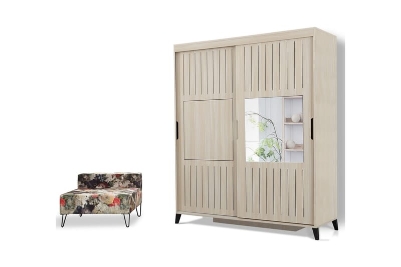 Comfortale Garderob 180 - Ljus Trä - Förvaring - Garderober & garderobssystem