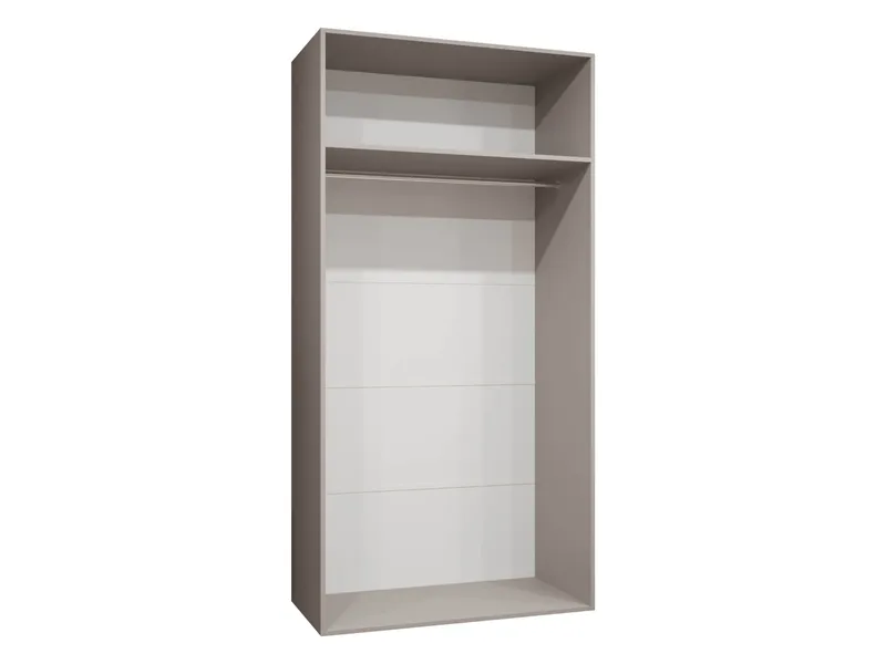 Eikra Garderob med spegel 100 cm - Svart - Förvaring - Garderober & garderobssystem