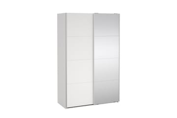 Elvos Garderob med Spegel 139x220 cm - Vit - Förvaring - Garderober & garderobssystem