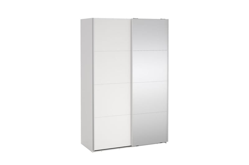 Elvos Garderob med Spegel 139x220 cm - Vit - Förvaring - Garderober & garderobssystem