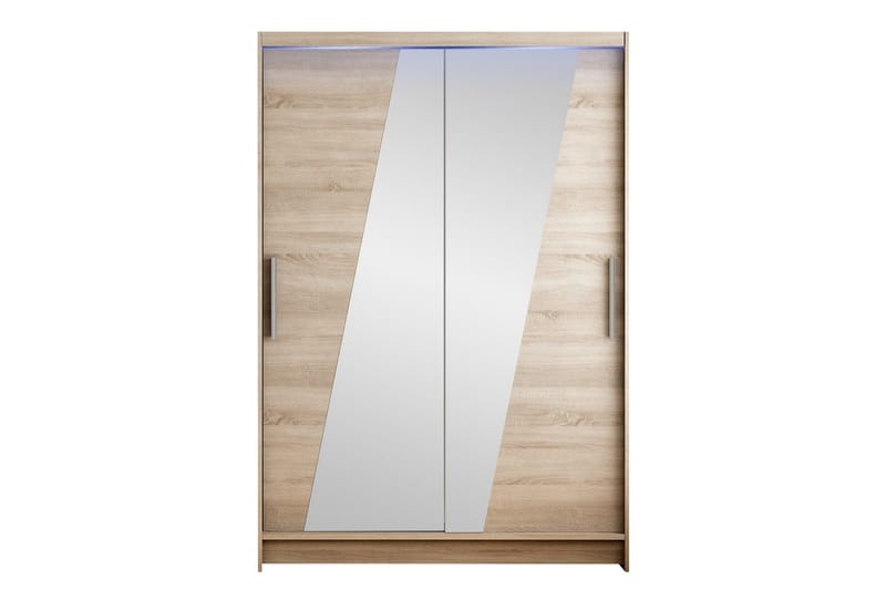 Estella Garderob med Spegel 120x200 cm, Beige