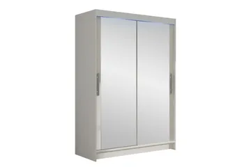 Estella Garderob med Spegel 120x200 cm - Vit - Förvaring - Garderober & garderobssystem