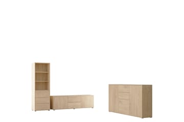 Agawal Möbelset För Vardagsrum - Brun - Förvaring - Förvaringsmöbler - Möbelset för vardagsrum