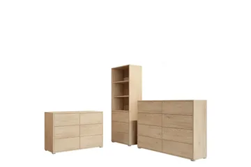 Agawal Möbelset För Vardagsrum - Brun - Förvaring - Förvaringsmöbler - Möbelset för vardagsrum