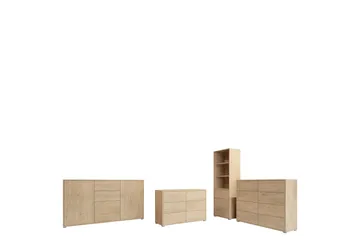 Agawal Möbelset För Vardagsrum - Brun - Förvaring - Förvaringsmöbler - Möbelset för vardagsrum