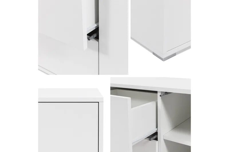 Agawal Skänk 141x41 cm - Brun - Förvaring - Förvaringsmöbler - Sideboard & skänk