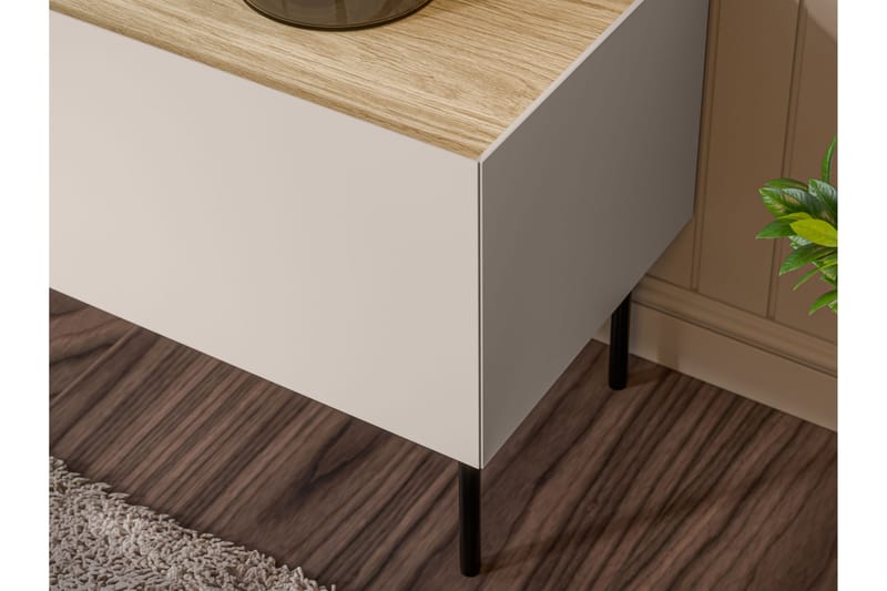 Akie Möbelset För Vardagsrum - Beige - Förvaring - Förvaringsmöbler - Möbelset för vardagsrum