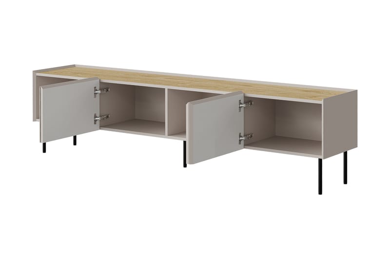Akie Möbelset För Vardagsrum - Beige - Förvaring - Förvaringsmöbler - Möbelset för vardagsrum