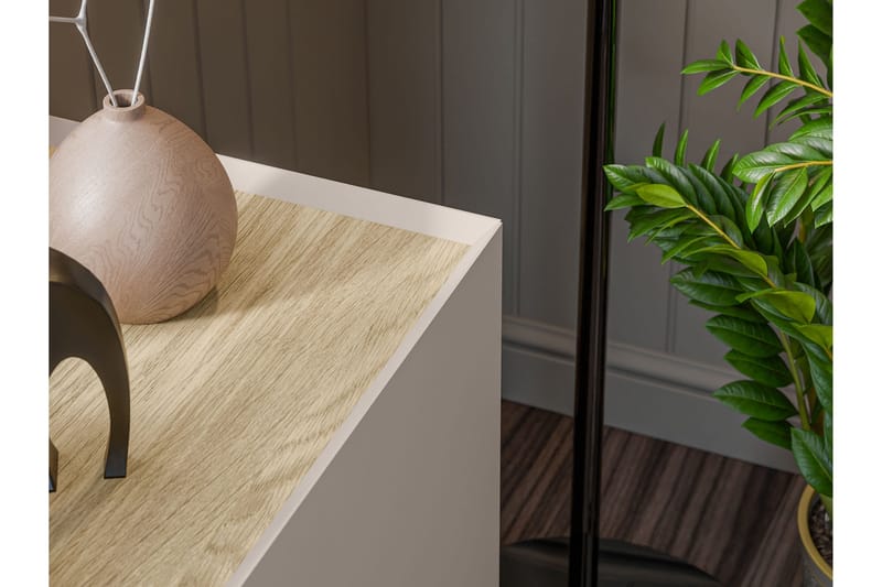 Akie Möbelset För Vardagsrum - Beige - Förvaring - Förvaringsmöbler - Möbelset för vardagsrum