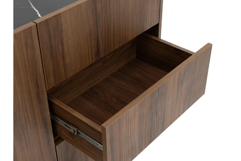 Akihito Möbelset För Vardagsrum - Brun - Förvaring - Förvaringsmöbler - Möbelset för vardagsrum