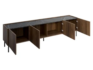 Akihito Möbelset För Vardagsrum - Brun - Förvaring - Förvaringsmöbler - Möbelset för vardagsrum