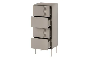 Akiko Möbelset För Vardagsrum - Beige - Förvaring - Förvaringsmöbler - Möbelset för vardagsrum