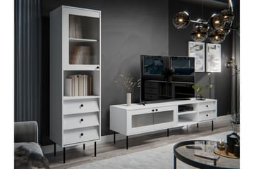 Akilesh Möbelset För Vardagsrum - Vit - Förvaring - Förvaringsmöbler - Möbelset för vardagsrum