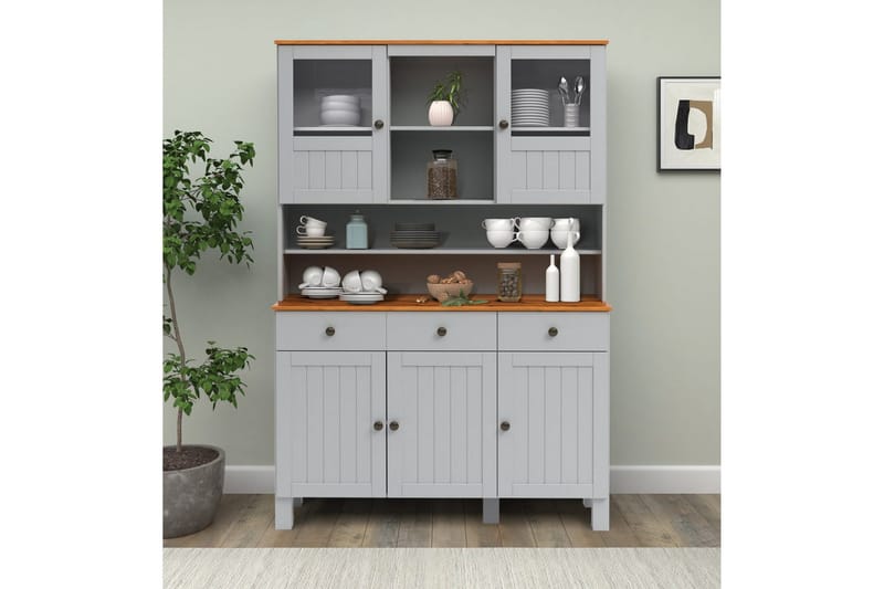 Alby Skänk 125 cm - Grå - Förvaring - Förvaringsmöbler - Sideboard & skänk