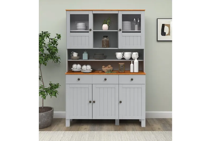 Alby Skänk 125 cm - Grå - Förvaring - Förvaringsmöbler - Sideboard & skänk