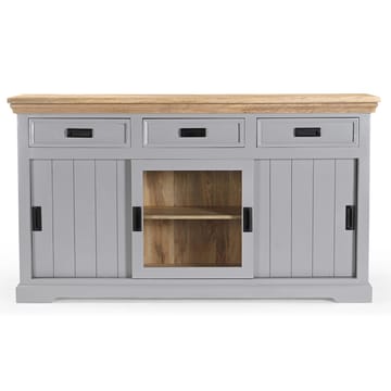 Alpinist Skänk 160x90 cm - Grå och naturträ - Förvaring - Förvaringsmöbler - Sideboard & skänk