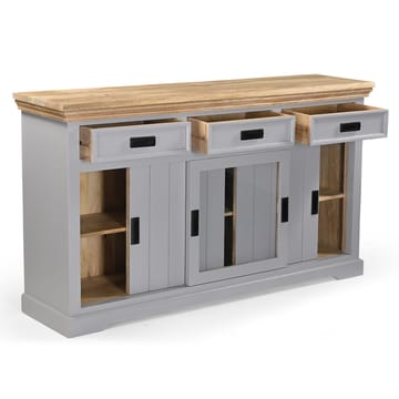 Alpinist Skänk 160x90 cm - Grå och naturträ - Förvaring - Förvaringsmöbler - Sideboard & skänk