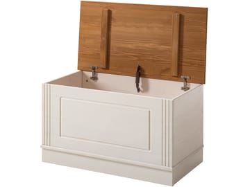 Anita Förvaringskista 80 cm - Vit/Honung - Förvaring - Förvaringsmöbler - Förvaringskista & sängkista