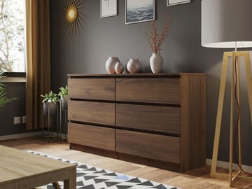 Basildon Byrå 138 cm - brun - Förvaring - Förvaringsmöbler - Byrå