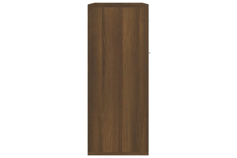 beBasic Skänk brun ek 60x30x75 cm konstruerat trä - Brown - Sideboard & skänk