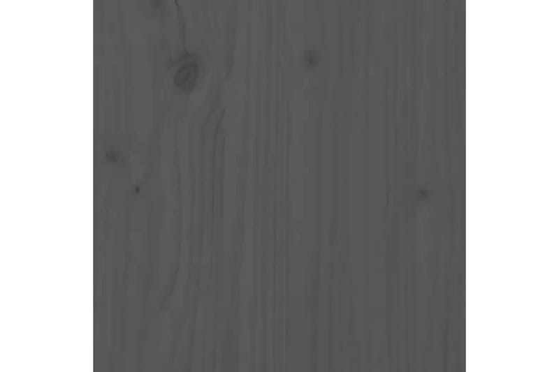 beBasic Skänk grå 100x35x74 cm massiv furu - Grey - Sideboard & skänk