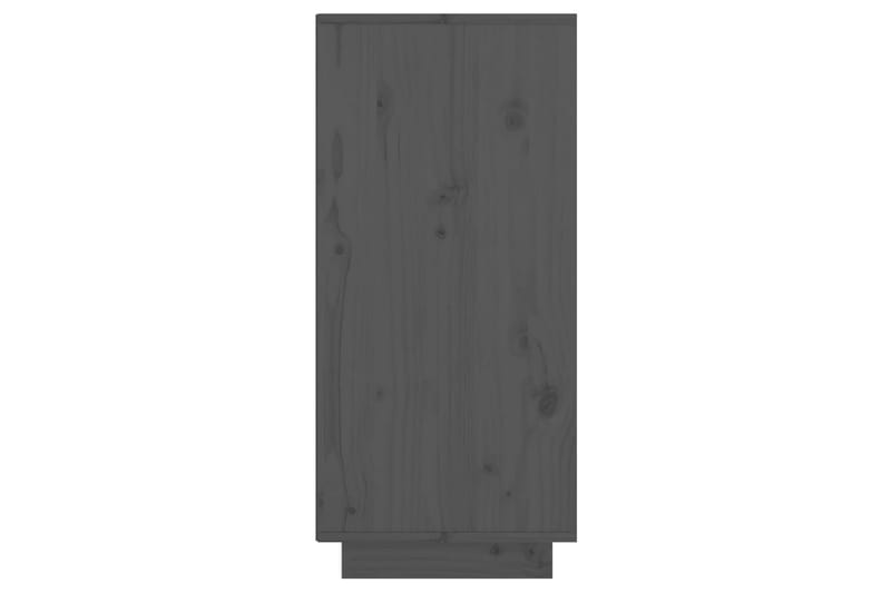 beBasic Skänk gr�å 60x34x75 cm massiv furu - Grey - Sideboard & skänk