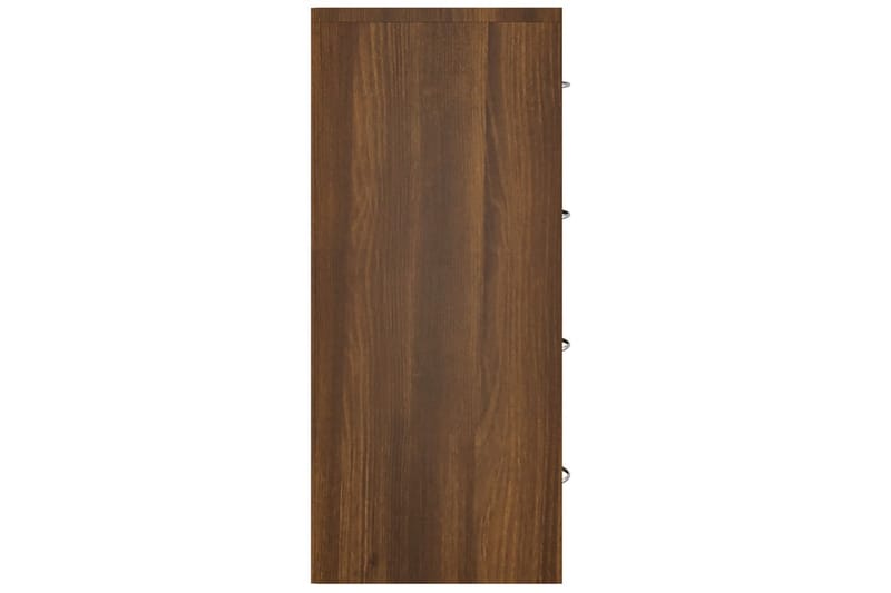 beBasic Skänk med 4 lådor 60x30,5x71 cm brun ek - Brown - Sideboard & skänk