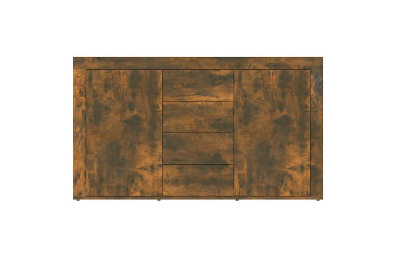 beBasic Skänk rökfärgad ek 120x36x69 cm konstruerat trä - Brown - Sideboard & skänk