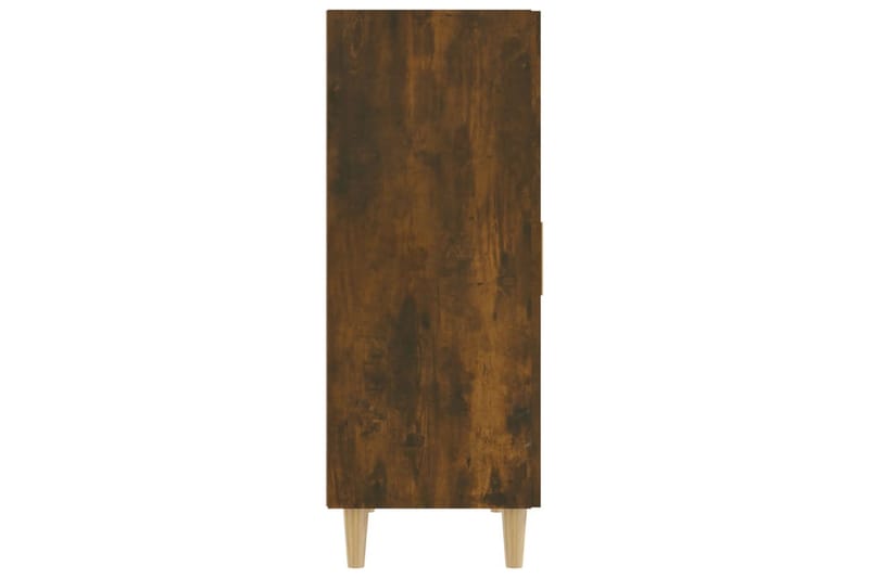 beBasic Skänk rökfärgad ek 70x34x90 cm konstruerat trä - Brown - Sideboard & skänk