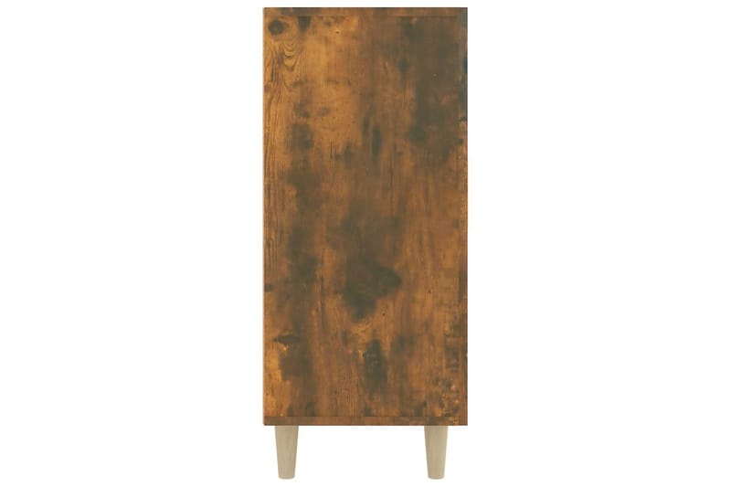 beBasic Skänk rökfärgad ek 90x34x80 cm konstruerat trä - Brown - Sideboard & skänk