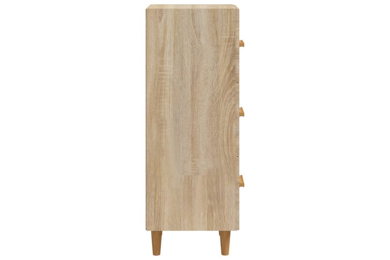beBasic Skänk sonoma-ek 34,5x34x90 cm konstruerat trä - Brown - Sideboard & skänk