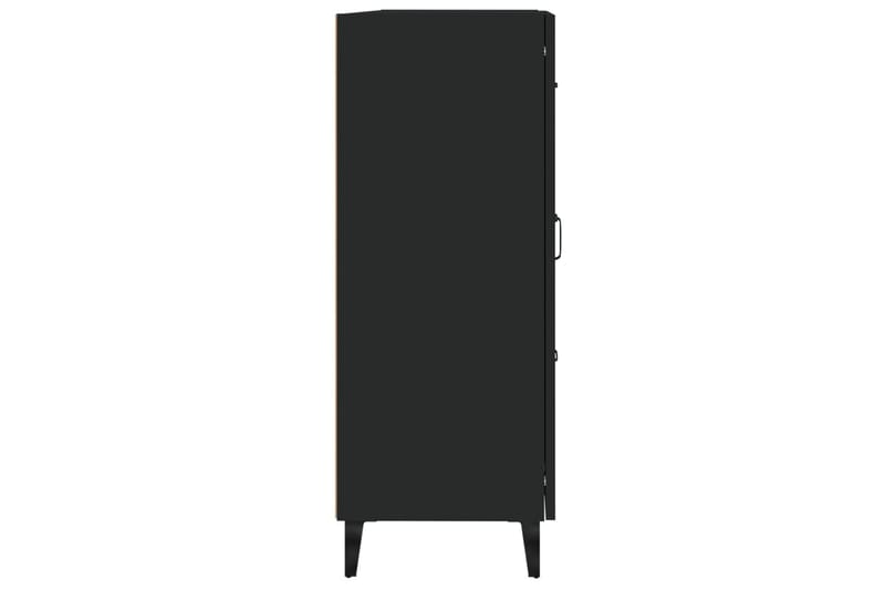 beBasic Skänk svart 69,5x34x90 cm konstruerat trä - Black - Sideboard & skänk