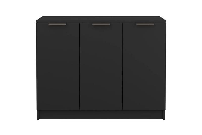 beBasic Skänk svart 90,5x30x70 cm konstruerat trä - Black - Sideboard & skänk