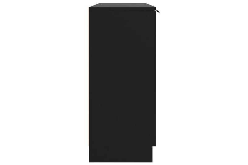 beBasic Skänk svart 90,5x30x70 cm konstruerat trä - Black - Sideboard & skänk