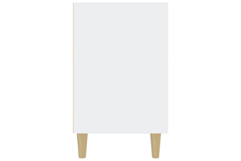 beBasic Skänk vit högglans 100x36x60 cm konstruerat trä - White - Sideboard & skänk