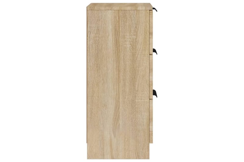 beBasic Skänkar 2 st sonoma-ek 30x30x70 cm konstruerat trä - Brown - Sideboard & skänk