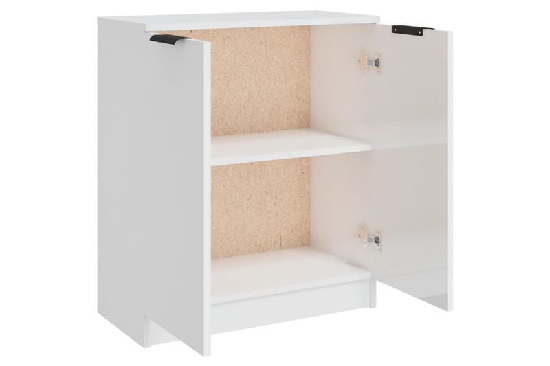 beBasic Skänkskåp vit högglans 60x30x70 cm konstruerat trä - White - Sideboard & skänk