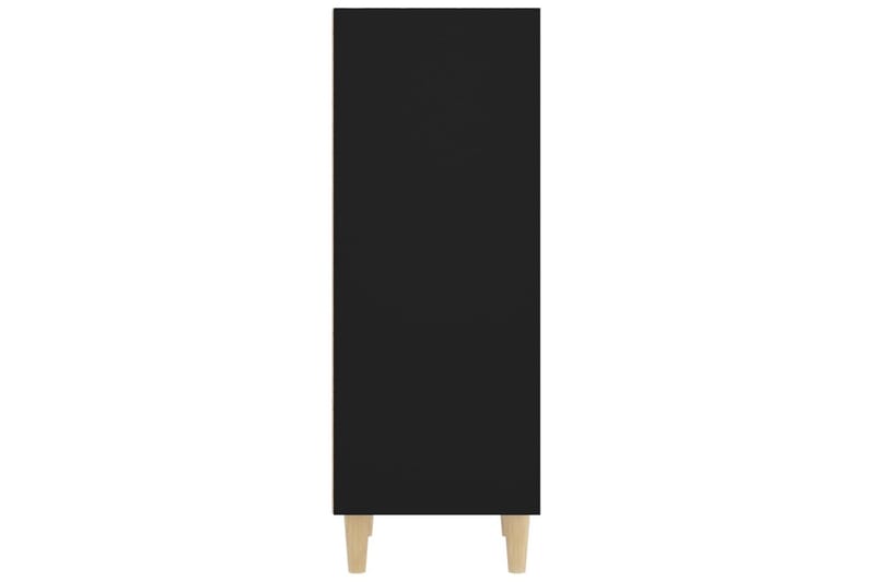 beBasic Skåp vit 34,5x32,5x90 cm konstruerat trä - Black - Sideboard & skänk