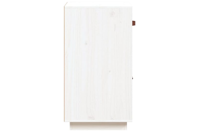 beBasic Skåp vit 34x40x75 cm massiv furu - White - Sideboard & skänk