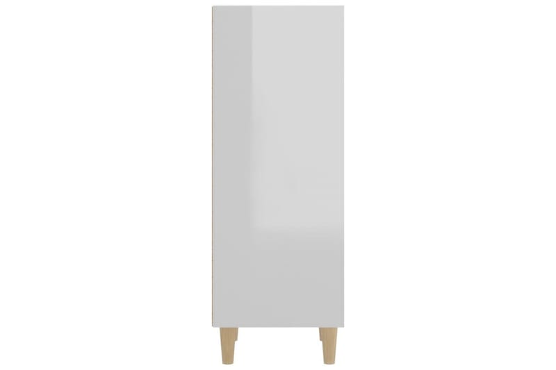 beBasic Skåp vit högglans 34,5x32,5x90 cm konstruerat trä - White - Sideboard & skänk