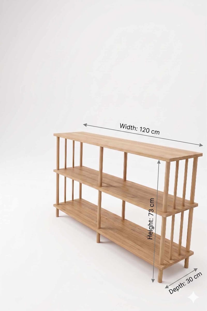 Belvo Sideboard 120x73x30 cm - Furu - Förvaring - Förvaringsmöbler - Sideboard & skänk