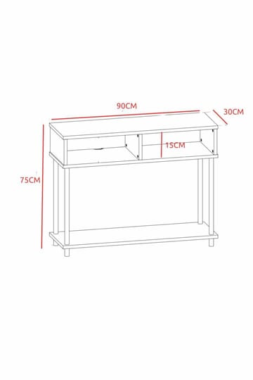 Belvo Sideboard 90x75x30 cm - Furu - Förvaring - Förvaringsmöbler - Sideboard & skänk