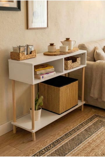 Belvo Sideboard 90x75x30 cm - Vit - Förvaring - Förvaringsmöbler - Sideboard & skänk